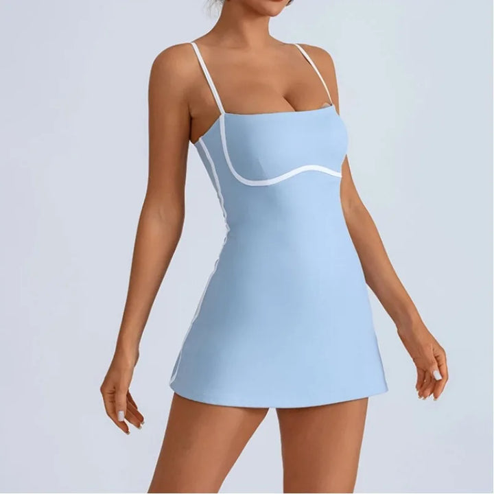 Rally Contour Pickleball Dress - Blue
