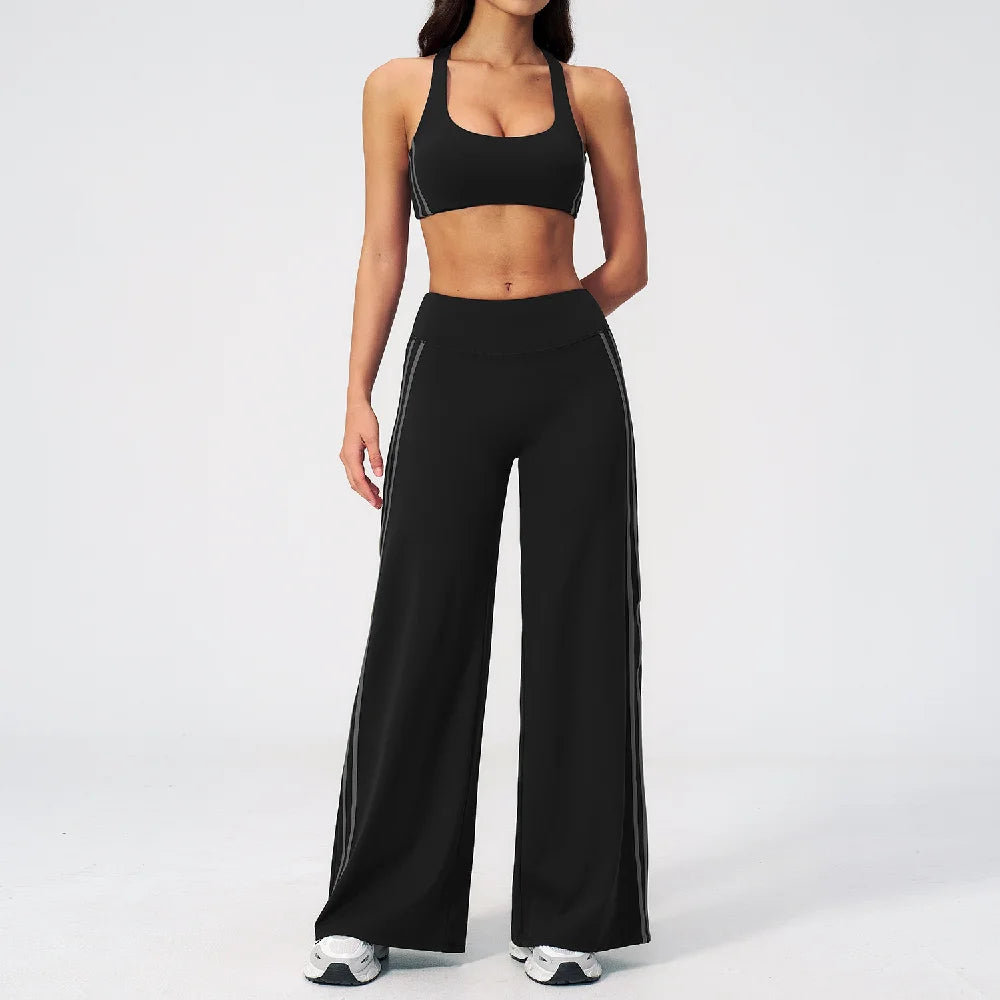 Shadowline Wide-Leg Set - Black