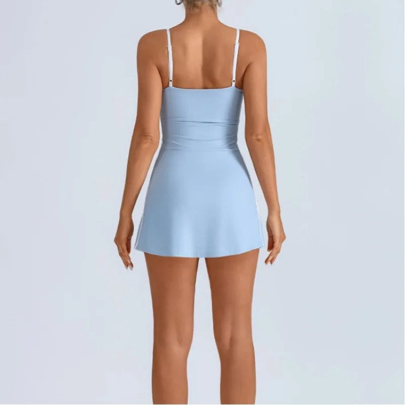 Rally Contour Pickleball Dress - Blue
