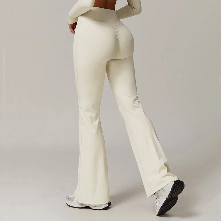 Contour Flow Flare Leggings - Apricot