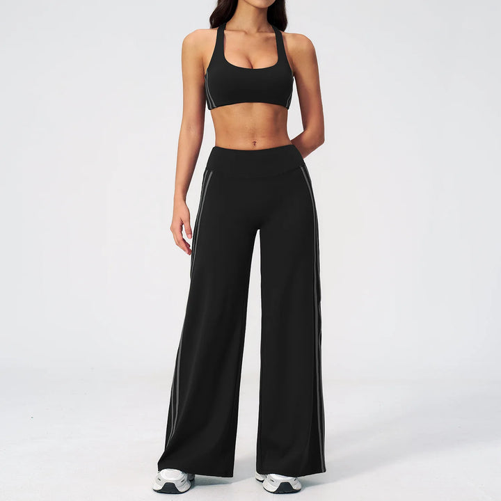 Shadowline Wide-Leg Set - Black
