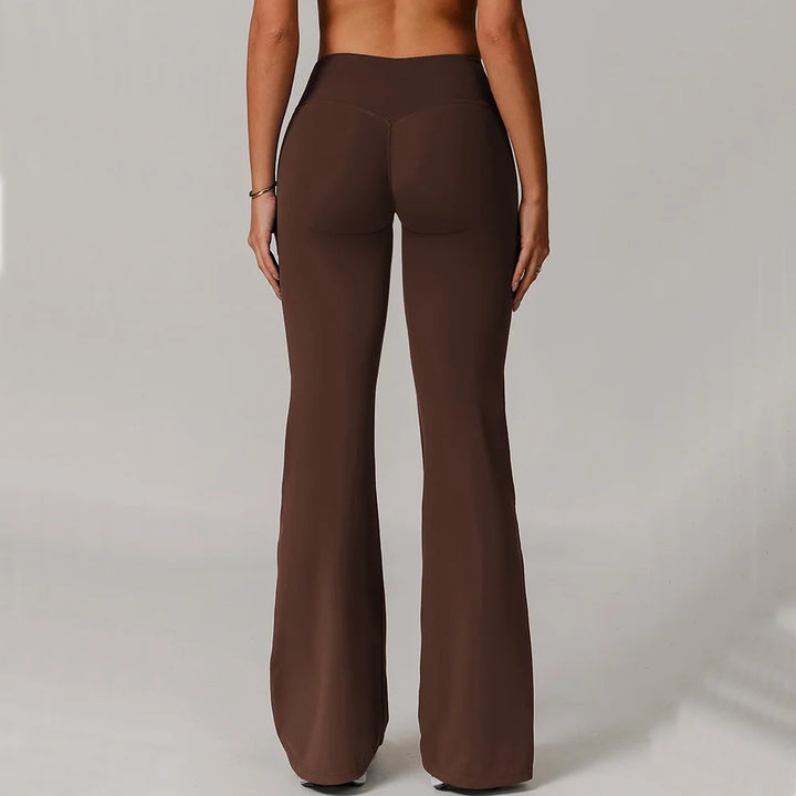 Contour Flow Flare Legging - Coffee